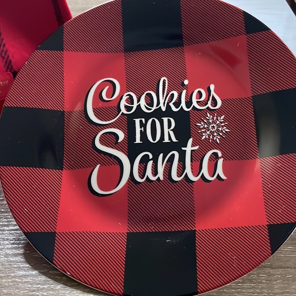 COOKIES FOR SANTA PLATE 8 inch plate - Picture 2 of 5